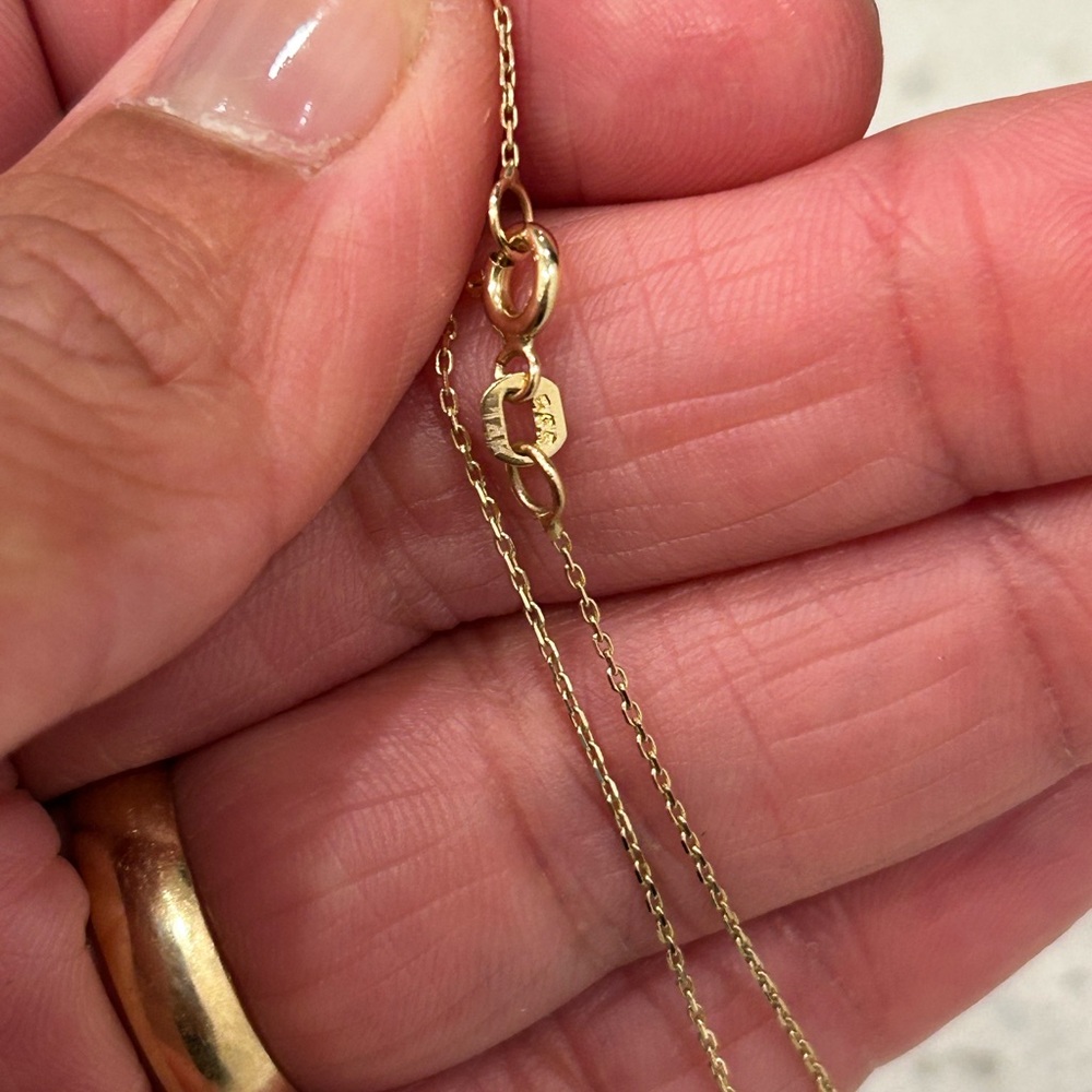 14k Solid Gold Necklace - image 4